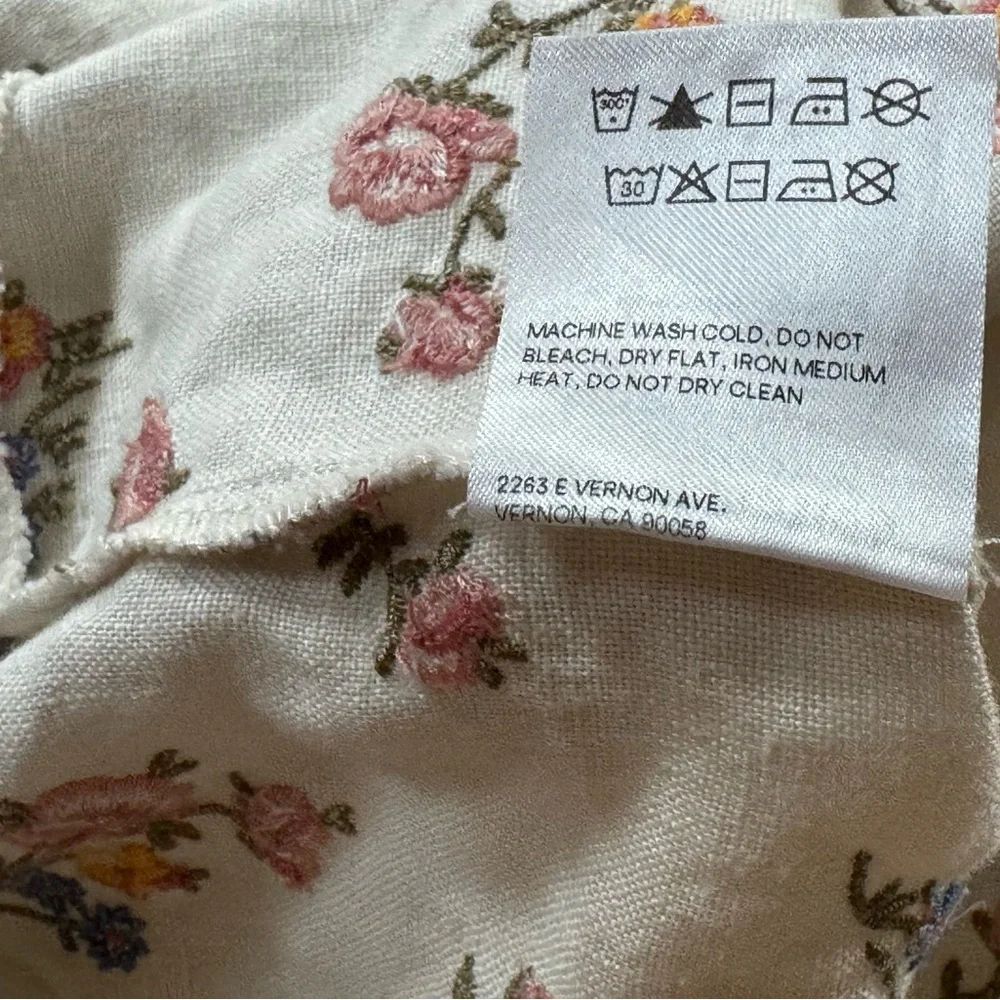 Reformation Floral Linen Pant - Picture 7 of 7